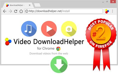 video downloadhelper google chrome